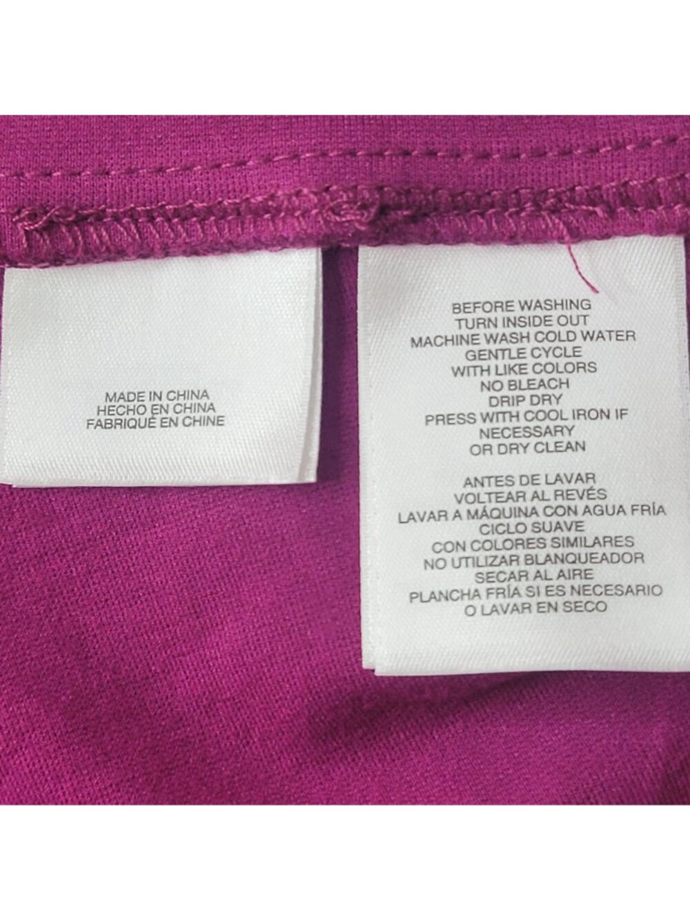 Anne Klein Women's Magenta Wide-Leg Dress Pants Size L NWT - Picture 10 of 11